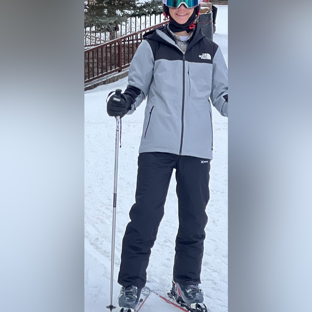 The North Face TriClimate Gray and Black Ski Jacket